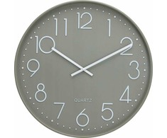 Excellent Houseware STIKLINIS SIENINIS LAIKRODIS 50CM ŽALIAS