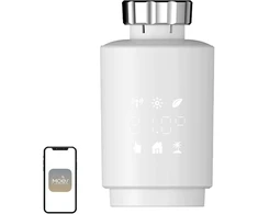 MOES TV02 ZigBee LCD termostatinė galvutė