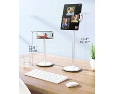 Moko Reguliuojamas aukštas planšetinio telefono trikojis, maks. 49 cm, 360 laipsnių / S3e