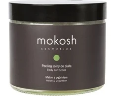 Mokosh Cosmetics kūno druskos šveitiklis Melon &amp; Cucumber druskos kūno šveitiklis Melion su agurkais 300g