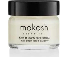 Mokosh veido kremas Rose su mėlynėmis stangrina 15ml