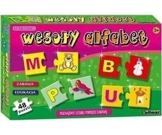 Abino Edukacinė dėlionė Linksma abėcėlė BINO