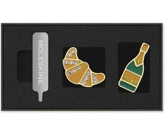 Moleskine 2 segtukų rinkinys Šalys, France, Croissant &amp; Champagne (MS-9277871)