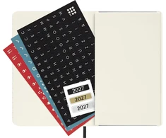 Moleskine 2027 m. mėnesinis kalendorius, 12M, P, 9x14cm, minkšti viršeliai, juodas (MS-9279738)