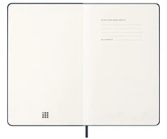 Moleskine 2027 metų savaitinis kalendorius, 12 mėn., L, 13x21 cm, kietais viršeliais, safyro mėlyna (MS-9279493)