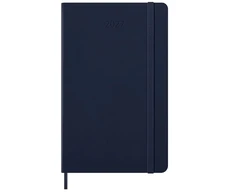 Moleskine 2027 metų savaitinis kalendorius, 12 mėn., L, 13x21 cm, kietais viršeliais, safyro mėlyna (MS-9279493)