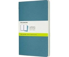Moleskine 3 Cahier Journals 13x21 lygių sąsiuvinių rinkinys