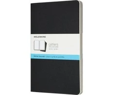 Užrašų knygelė Moleskine Cahier, 13x21cm,taškuotais lapais, minkštu viršeliu, juodos spalvos
