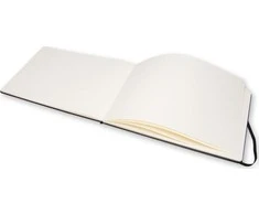 Moleskine MOLESKIE Albumas vandens spalva A4 (21x29.7cm), horizontaliai atidarytas, kieto viršelio, 60 puslapių, juoda