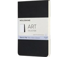 Moleskine Menas Sketch Pad Moleskin albumas P (9x14 cm), 48 puslapiai, juoda