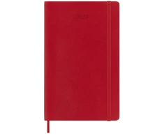 Moleskine dienoraštis 2027, 12M, L, 13x21cm, minkšti viršeliai, scarlet red (MS-9279400)