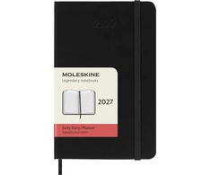 Moleskine dienoraštis 2027, 12M, P, 9x14cm, kieti viršeliai, juodas (MS-9279424)