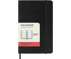 Moleskine Kasdienis kalendorius 2027, 12M, P, 9x14cm, minkšti viršeliai, juodas (MS-9279455)