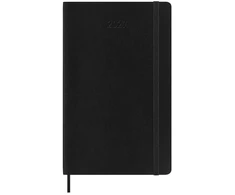 Moleskine 2027 metų savaitinis kalendorius, 12M, L, 13x21 cm, minkšti viršeliai, juodas (MS-9279547)