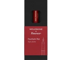 Moleskine KAWECO X MOLESKINE plunksna, M, raudona
