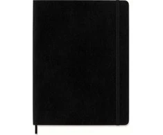Moleskine MOLESKIE PASTABOS PROFESIONAL XL (19x25 cm), minkštas rėmelis, 192 puslapių, juoda