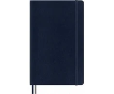 Moleskine MOLESKINE Classic L (13x21 cm) sklandžiai, minkštas nustatymas, safyro mėlyna, 400 puslapių, mėlyna