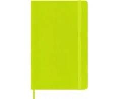 Moleskine MOLESKINE Classic L (13x21 cm) sklandžiai, minkštas nustatymas, citrina žalia, 240 puslapių, žalia