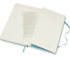 Moleskine MOLESKINE Classic L (13x21 cm), sklandžiai, hardcover, rifas mėlyna, 240 puslapių, mėlyna