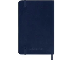 Užrašų knygutė Moleskine Classic 9x14cm, linijomis, minkštu viršeliu, mėlynos spalvos