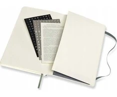 Moleskine MOLESKINE Professional L sąsiuvinis (13x21 cm), minkštu viršeliu, miško žalia, 192 puslapiai, žalia