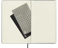 Užrašų knygutė Moleskine Professional, 13x21cm, žalios spalvos