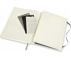 Moleskine MOLESKINE Professional XL sąsiuvinis (19x25 cm), minkštu viršeliu, miško žalia, 192 puslapiai, žalia