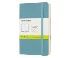 Moleskine Moleskine Reef Mėlyna užrašų knygelė kišeninė lygi minkšta