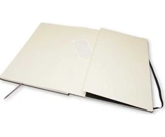 Užrašų knygutė Moleskine Sketchbooks A3, baltais lapais, kietu viršeliu, juodos spalvos