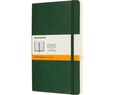Moleskine 13x21 pastabos sklandžiai žalia mirta