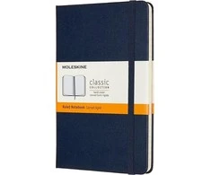 Moleskine Medium Ruled užrašų knygelė, mėlyna