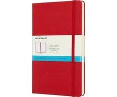 Moleskine Pastabos Classic 13x21 tt. taškai raudona