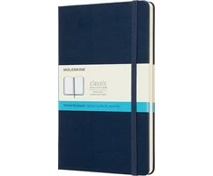 Moleskine Pastabos Classic 13x21 tt. taškas safyre