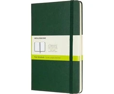 Moleskine Pastabos Classic L 13x21 t. sklandžiai mirta žalia