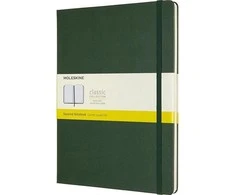 Moleskine Classic Xl 19x25 tt. myrtle žaliasis tinklelis