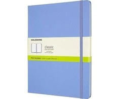 Moleskine Pastabos Classic XL 19x25cm sklandžiai mėlyna