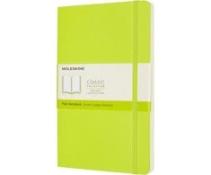 Moleskine MOLESKINE Classic L (13x21 cm) sklandžiai, minkštas nustatymas, citrina žalia, 240 puslapių, žalia