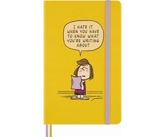 Moleskine Užrašų knygelė MOLESKINE Peanuts Patty 2025, L, 13x21cm, su linijomis, riboto leidimo