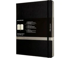 Moleskine MOLESKINE PRO Project Planner XL (19x25 cm) kietoji danga, juoda