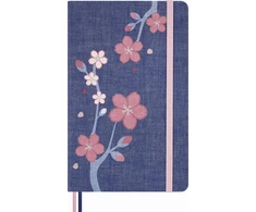 Moleskine Notes MOLESKINE Sakura 2025, L, 13x21cm, w linijos, dėžutėje