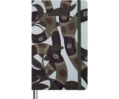 Moleskine Užrašų knygelė MOLESKINE Snake Leaves 2025, L, 13x21cm, liniuotė