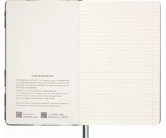 Moleskine Užrašų knygelė MOLESKINE Snake Leaves 2025, L, 13x21cm, liniuotė