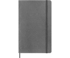 Moleskine MOLESKINE Pro Boa užrašų knygelė, sintetinė gyvatės oda, linijuota, riboto leidimo, dėžutėje, juoda
