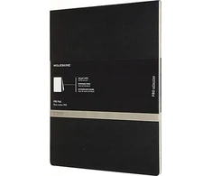 Moleskine PRO PAD MOLESKINE Laiškų reporterio sąsiuvinis (21,59x27,94 cm), 96 puslapiai, juodas