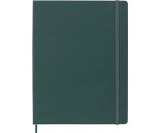 Užrašų knygutė Moleskine PRO,19x25cm, kietais viršeliais, žalios spalvos