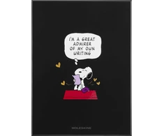 Moleskine „Peanuts“ dovanų rinkinys: užrašų knygelė su legendiniu „Peanuts“ paveikslu ir 12 „Blackwing“ pieštukų su drožtuku.