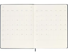 Moleskine Savaitinis kalendorius 2027, 12M, XL, 19x25cm, kieti viršeliai, safyro mėlyna (MS-9279639)