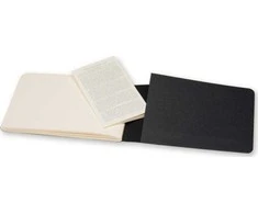Užrašų knygutė Moleskine Sketch Album 9x14cm, baltais lapais, minkštu viršeliu, juodos spalvos