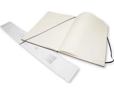 Užrašų knygutė Moleskine Sketchbooks A3, baltais lapais, kietu viršeliu, juodos spalvos