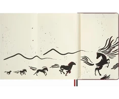 Moleskine Užrašų knygelė 2026 Horse, L, liniuotė, Woodcut, dėžutėje (MS-9278526)